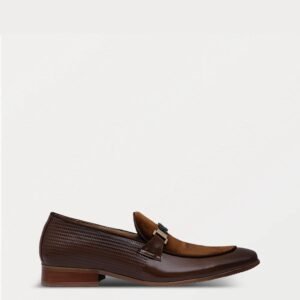 Men Slip On-BROWN